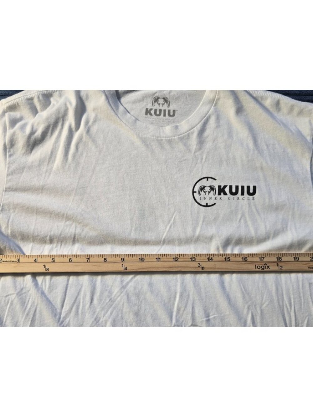 KUIU Ultralight Hunting T-Shirt Men’s XL | Ram Logo Graphic Tee White Outdoors - Picture 5 of 11